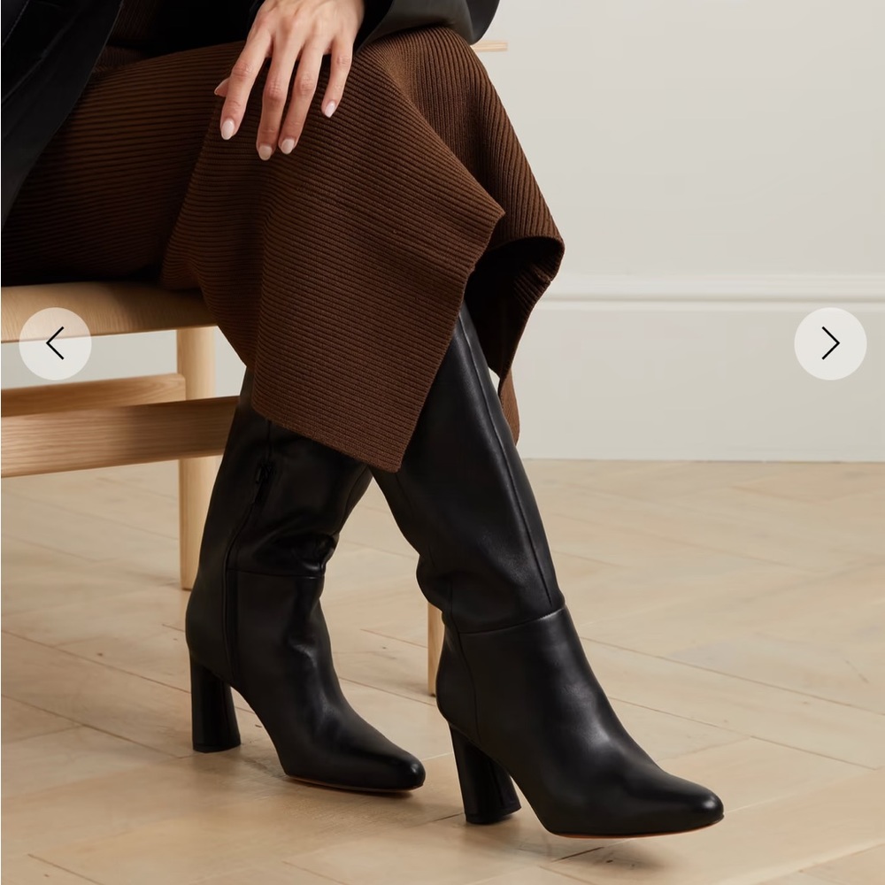 Vince Highland Knee High Boots in black / size 7
